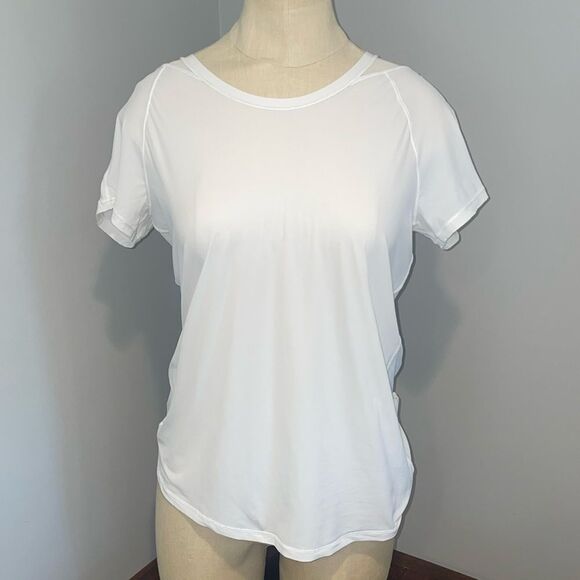 Lululemon Seek The Heat Short Sleeve White Size 2 - Picture 2 of 6